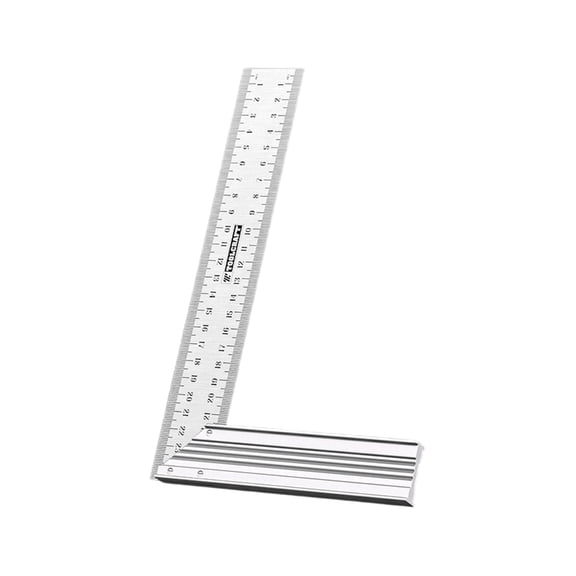 Aluminum Square Ruler For Marking And Measuring Right Angles In DIYer Projects And Home Improvement