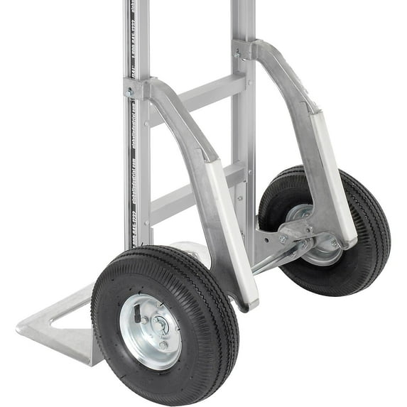 Aluminum Stairclimbers, 16"L, 500 lbs. Capacity, Gray