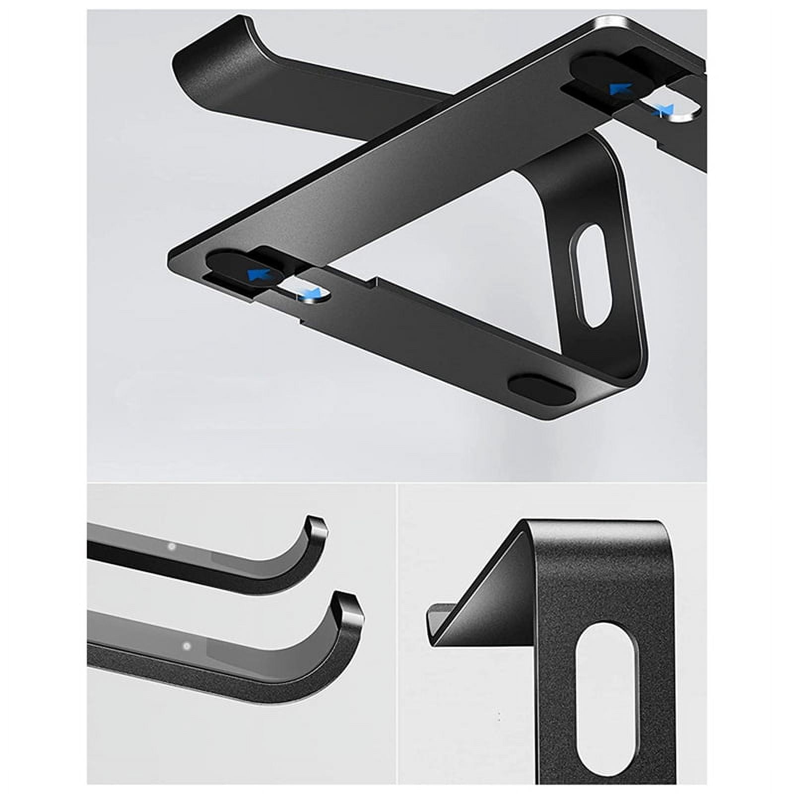 Aluminum Stand for Portable Laptop Stand Desktop Stand Black,1 * laptop stand,Black