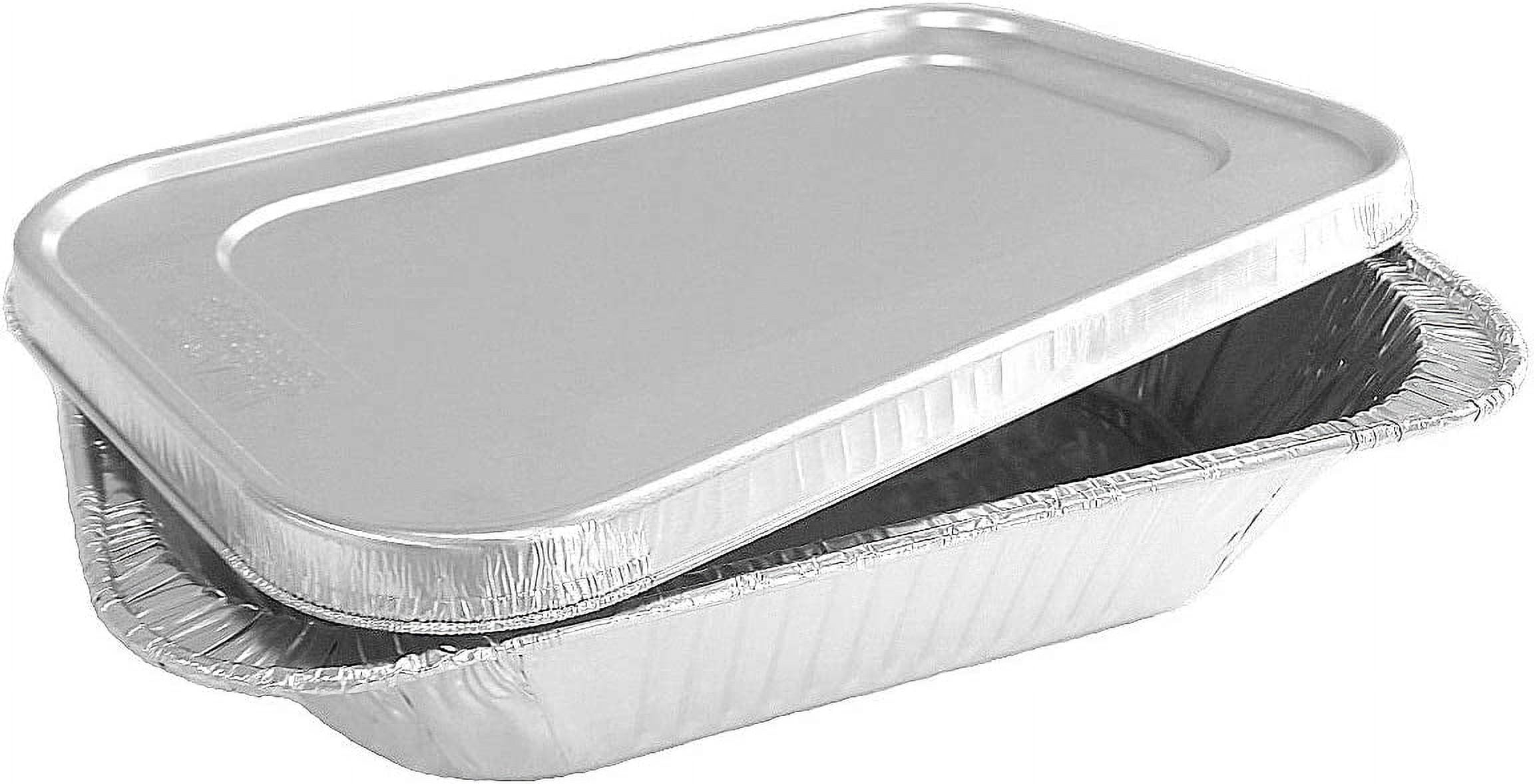 Aluminum Steam Table Pan with Lid Disposable Food Storage Baking