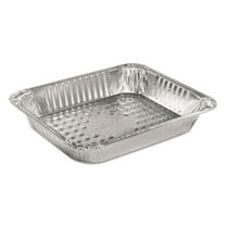 Aluminum Steam Table Pans, Half-Size Medium, 2.19" Deep, 10.38 x 12.75, 100/Carton | Bundle of 2 Cartons