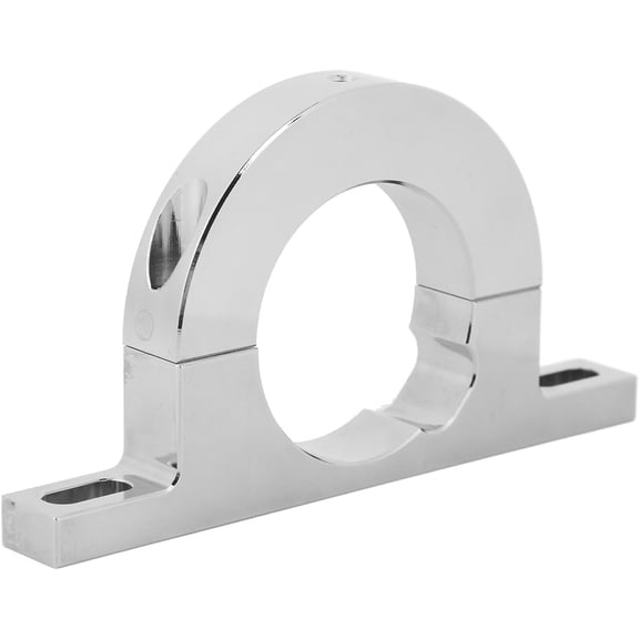 Aluminum Steering Column Upper Column Mount 2 In Tube Steering Column Bracket 2310000030 Billet Steering Column Keyed Anti Drop Mount Replacement for Chevy (Silver)