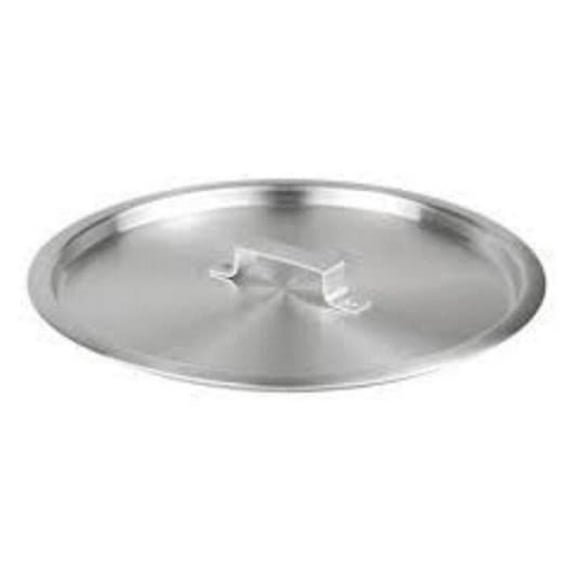 Aluminum Stock Pot Cover 100 Qt - Heavy Gauge Reinforced Lid for Large Pots - NSF Listed - 21-5/8 Inch Diameter - Commercial Kitchen Use
