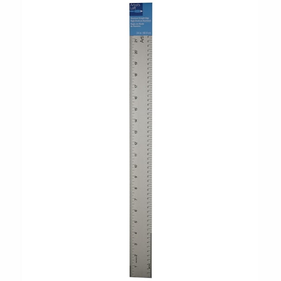 Aluminum Straight Edge Ruler by Artist's Loft