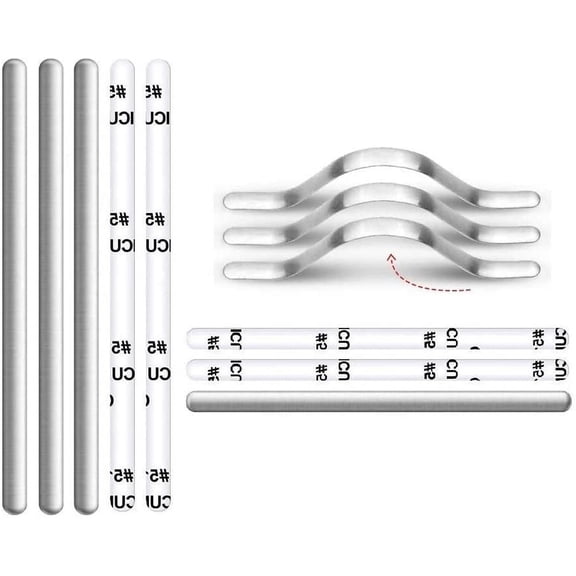 Aluminum Strip Nose Bridge, 200Pcs 3.54inch, Mask Nose Bridge Aluminum Strip for DIY Face Making Accessories Crafts US Stock!!!