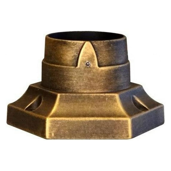 Aluminum Stub Post Base - Hand Rubbed Bronze