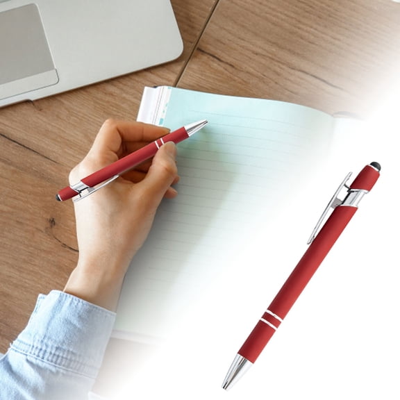 Aluminum Stylus Pen with Smooth Ballpoint Tip for Tablet Screens and Everyday Writing Tasks