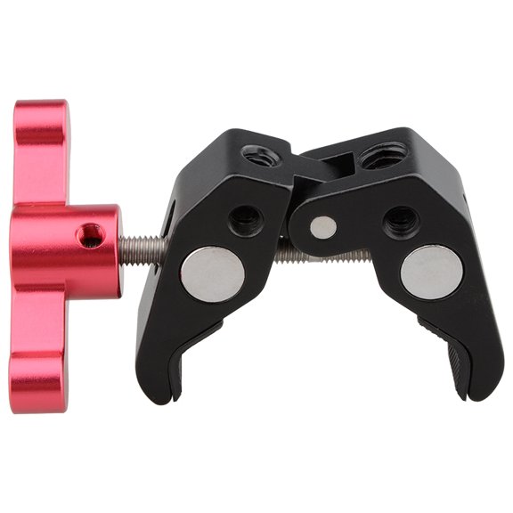 Professional Photography Mounting Clamp Aluminum Super Crabbing Clamp 1/4 3/8 Thread for Camera Photography Accessories