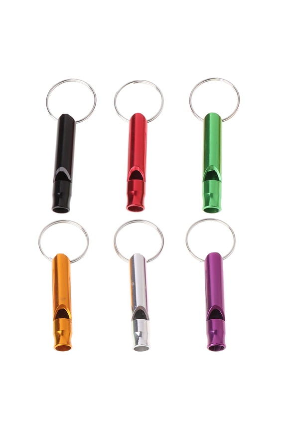 Aluminum Survival , 6Pcs Outdoor Survival Keychain for Hiking