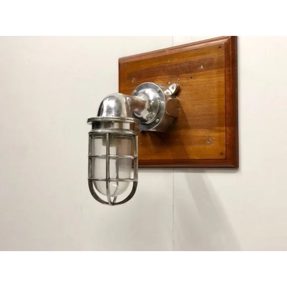 Aluminum Swan Neck 90 Passageway Wall Light  Marine Ship Fixture with Junction Box