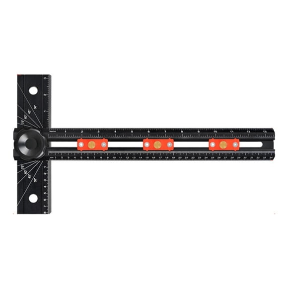Aluminum T Square For Woodworking With Automatic Locking Feature And Multiple Angles Measurement Tool Precisions Ruler