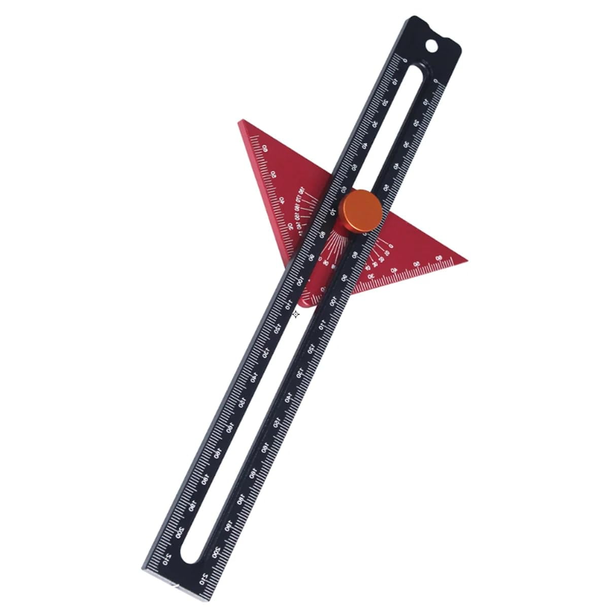 Aluminum T Square Ruler 180 Degree Rotating Marking Gauge Precision ...