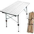 Aluminum Table Height Adjustable Folding Table Camping Outdoor