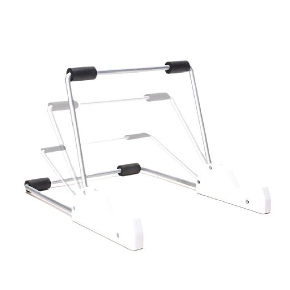 Aluminum Tablet Holder Angles Adjustable Tablet Stand Slip Base Foldable for Office Kitchen Travel Use