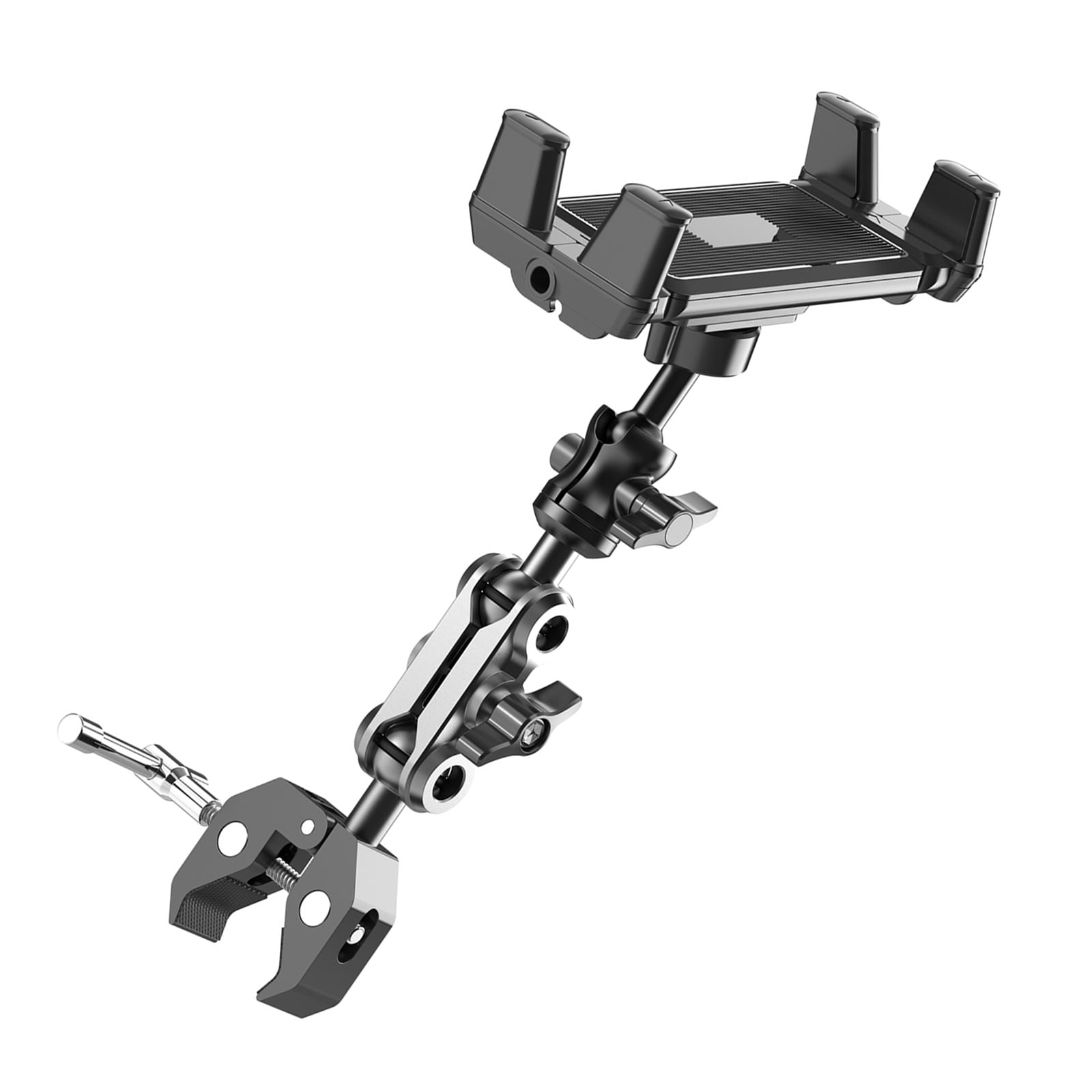Aluminum Tablet Holder Stand Phone Clip Holder Rotatable Cantilever Home Desktop Folding Bracket for Tablet
