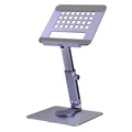 Aluminum Tablet Stand Desk Riser 360° Rotation Multi-Angle Height ...