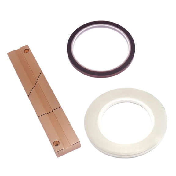 Aluminum Tape Splicing Block 1/4 10Inch Tape Splicing Set for Revoxsonido 1/4 10inch Open Reel to Reel Tapes