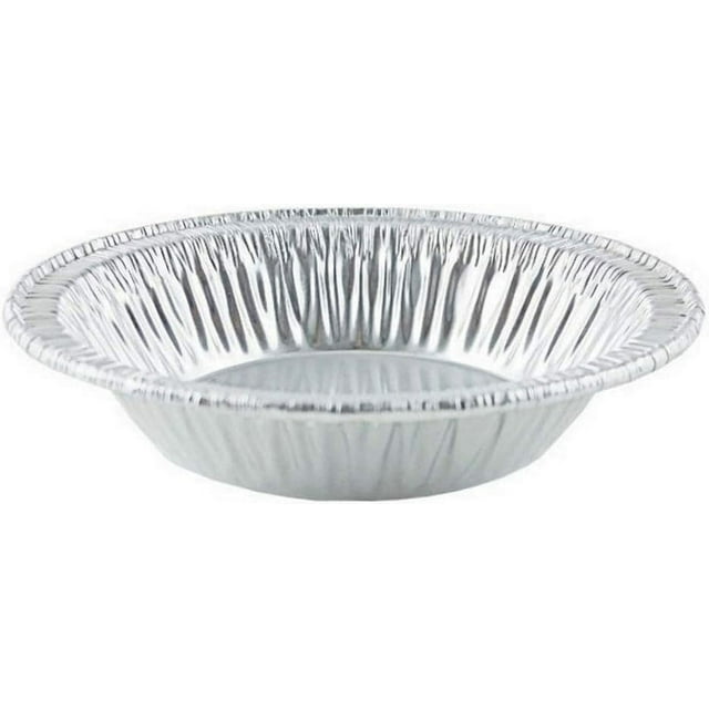 Aluminum Tart Pan 7/8" Deep Disposable Mini Baking Pie Tins (Pack of