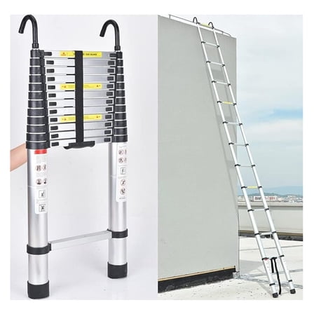 Aluminum Telescopic Ladder Extension Folding Ladder 8.5ft-20.3ft Telescoping Extendable Ladder