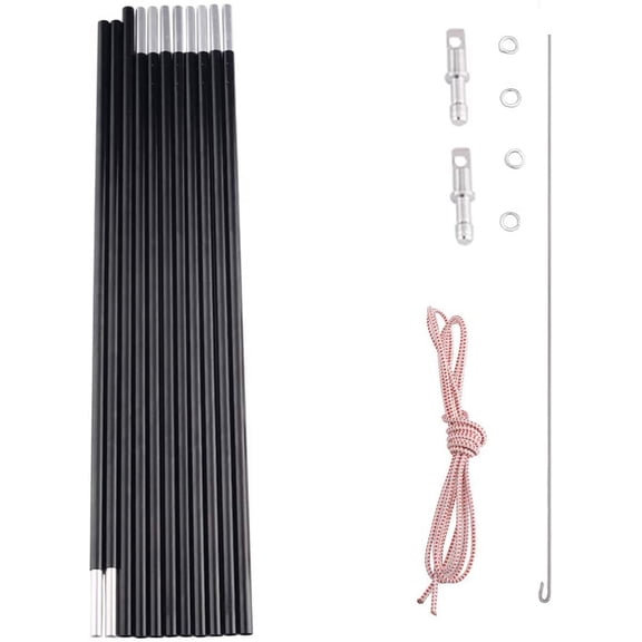 Aluminum Tent Pole Replacement Kit 14 ft 7 in 2 Poles Pack
