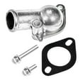 thumbnail image 1 of Aluminum Thermostat Housing Angle - GM Small Block and GM Big Block Compatible, 1 of 3