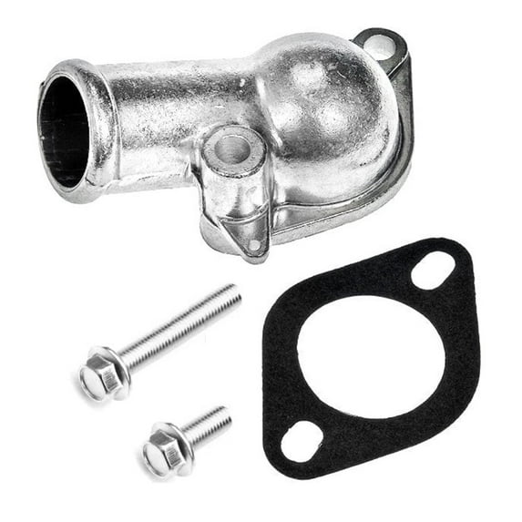 Aluminum Thermostat Housing Angle - GM Small Block and GM Big Block Compatible