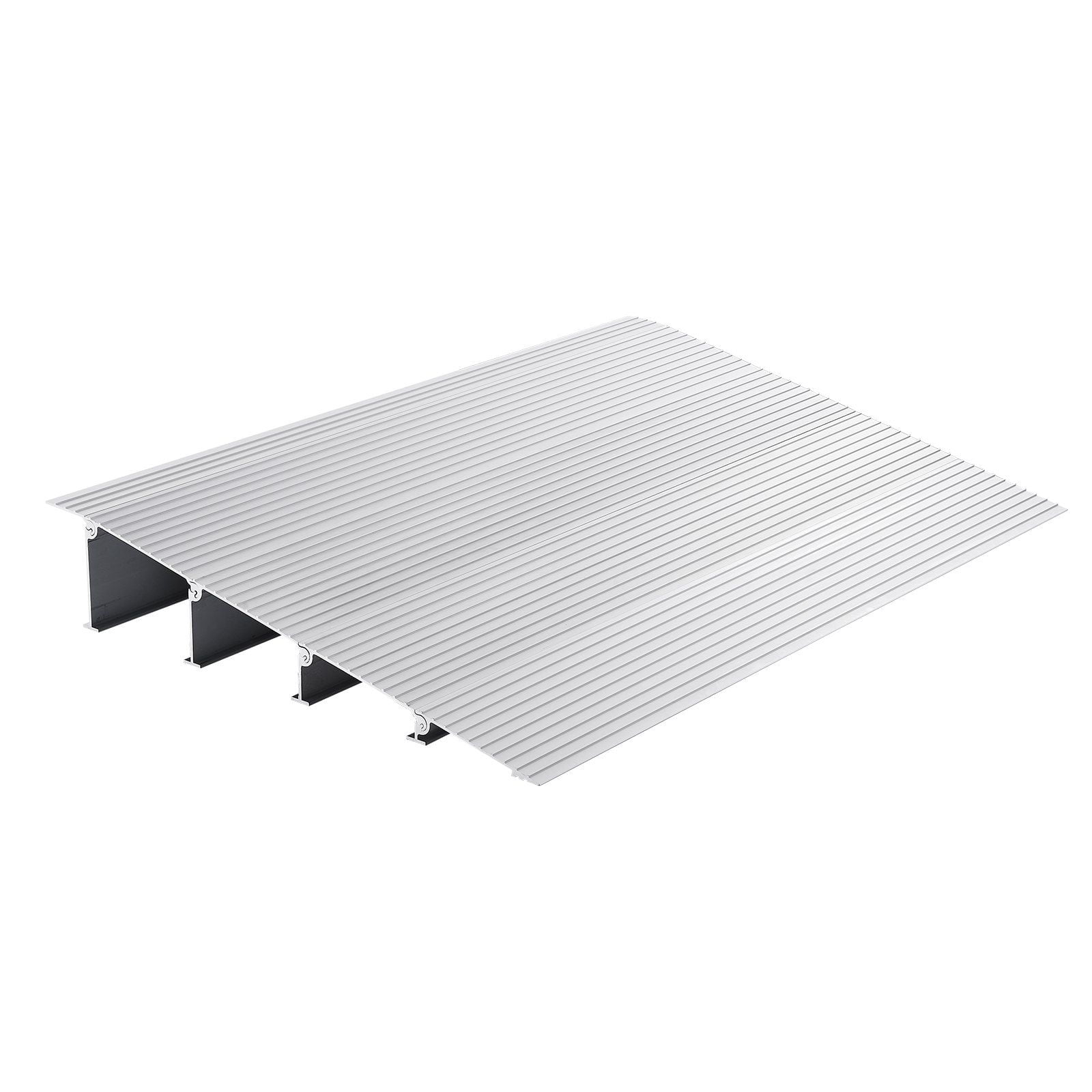 Aluminum Threshold Ramp, 4 Inch Rise, 800 lb Capacity, Modular Ramp for ...