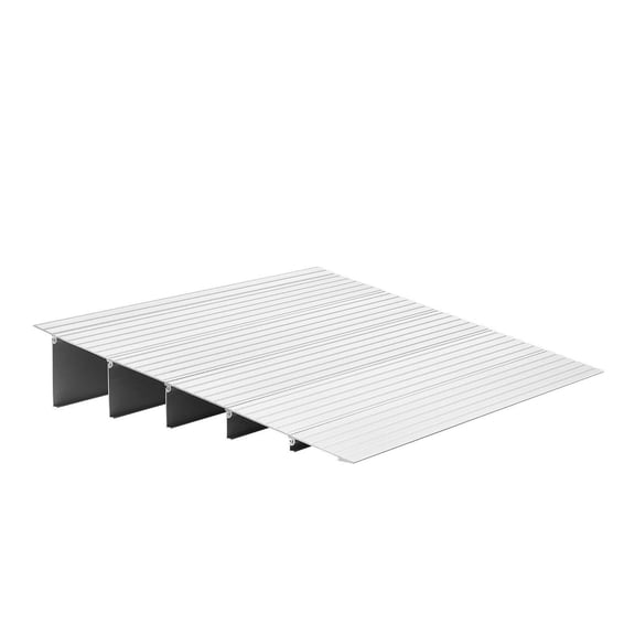 Aluminum Threshold Ramp 5 Inch - 800lb Capacity Wheelchair Ramp for Doorways, Scooter & Power Chair Access - Portable Entry Ramp for Home & Commercial Use