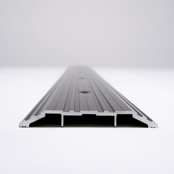 Aluminum Thresholds Extra Width 5"-6"-7"-8"-9"-10" Inch - Residential/Commercial use. Saddle/Handicap Easy Installing and Accessible/Fireproof Rated high-Quality (4"x48")
