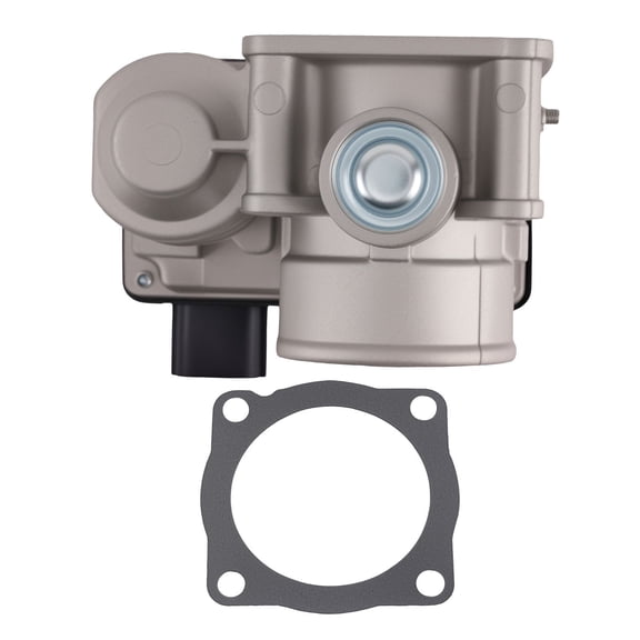 Aluminum Throttle Body for Nissan Sentra 1.8L 2003-2006, 50mm Bore, Engine Intake System, Replaces OEM 16119AU00A, 16119AU000, S20052, 1611KAU00BRE, Silver Finish