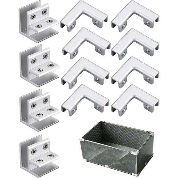 Aluminum Tile Clamp
Aluminum Alloy Tile & Glass Clamp Bracket, Tile Connector Clip