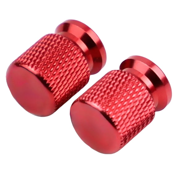 Aluminum Tire Valves Covers Bike Aluminum Valves Caps Set Easy Installation Wheel Accessory for Enhances Vehicle Appeal