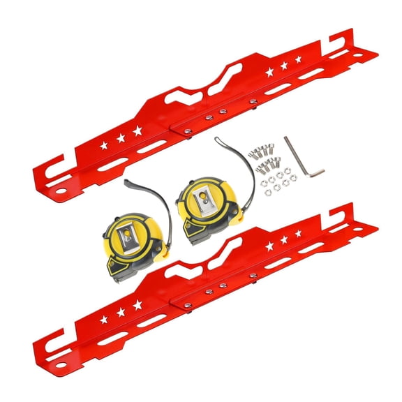 Aluminum Toe Alignment Plates Wheel Alignment Tool Calibration Tool for Various Vehicles & Access Storage