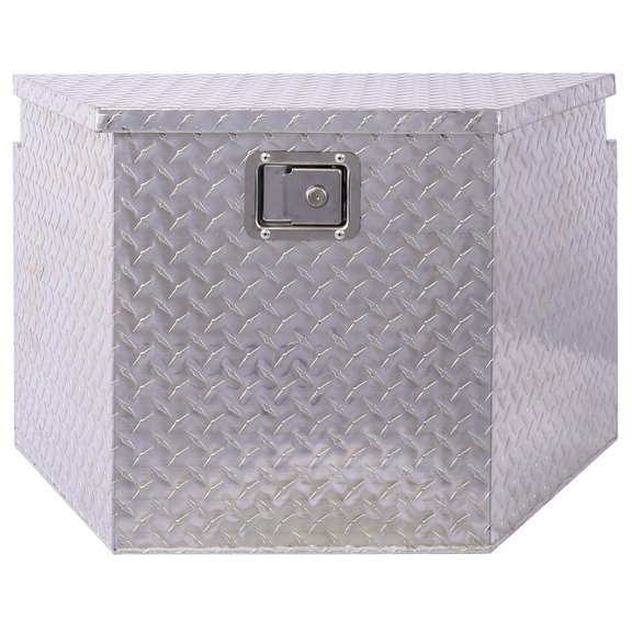 Aluminum Tool Box for Truck Bed, 29x16.5x18.5 inch Silver Storage Box with Lock Keys for RV Trailer Pickup
