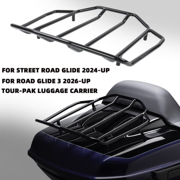 Aluminum Top Case Tour-Pak carrier Luggage Rack For Harley Touring Trike Road Glide Street glide 2024-2025