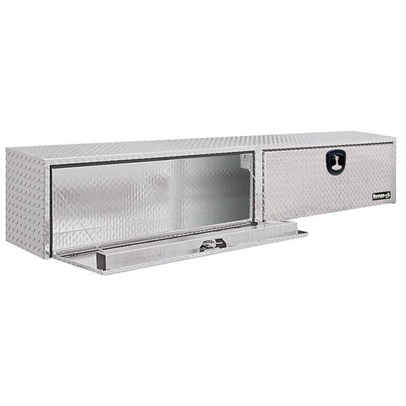 Aluminum Topsider Truck Box with T-Handle Latch 18x16x90 in