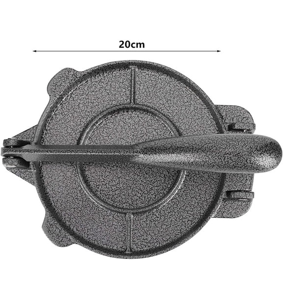 Aluminum Tortilla Press, Manual Tortilla Maker And Dough Press For Homemade Tortillas, Rotis, Quesadillas And Flatbreads, Kitchen Baking Tool,black,20cm