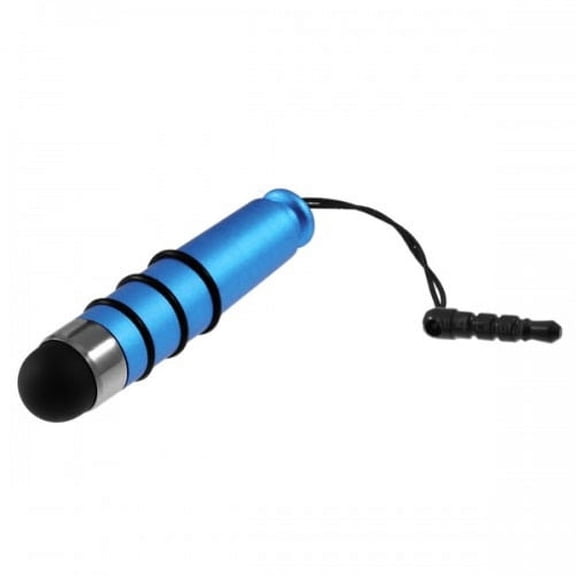 Aluminum Touch Pen Blue Stylus Compact N5J for Barnes & Noble NOOK HD Plus Color - Blackberry Key2 LE - Blackview BV9000 Pro, BV8000 Pro - BLU S1, G9, Vivo XL4 XI Plus, Life One X3