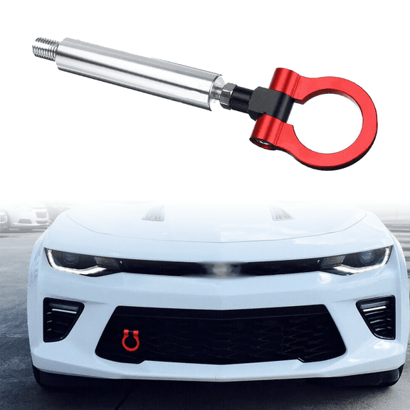 Aluminum Tow Hook for Chevrolet Camaro SS ZL1 2016-2019, Sport Racing Style Red