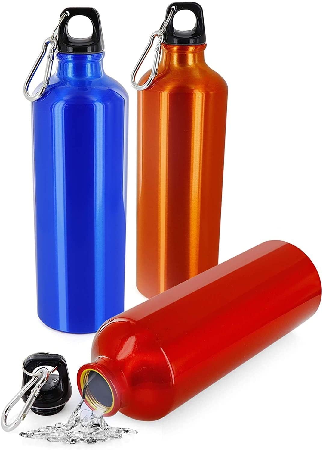 Aluminum Traveller Water Bottle 25 OZ Lightweight Reusable Leak