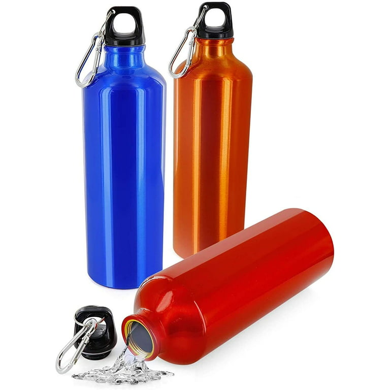 10 Pcs Aluminum Water Bottle 17 Oz Reusable Bike Water Bottles Snap Lid  Metal Water Bottle Lightweig…See more 10 Pcs Aluminum Water Bottle 17 Oz