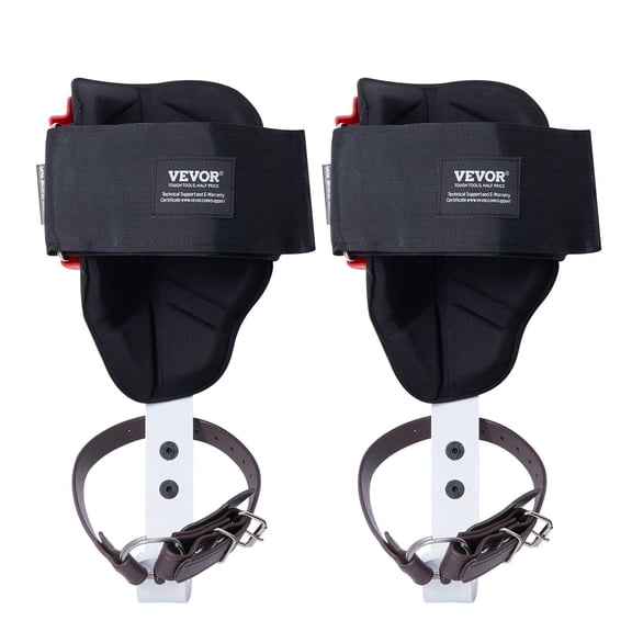 Aluminum Tree Climbing Spikes 1 Pair 350lbs Load Capacity with Straps Protectors Arborist Gear for Hunting Fruit Picking Red