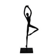thumbnail image 1 of Nifao Aluminum Tree Pose Statue, Serene Yoga Decor – Home Decor Sculpture, 7"L x 3"W x 20"H, 1 of 12