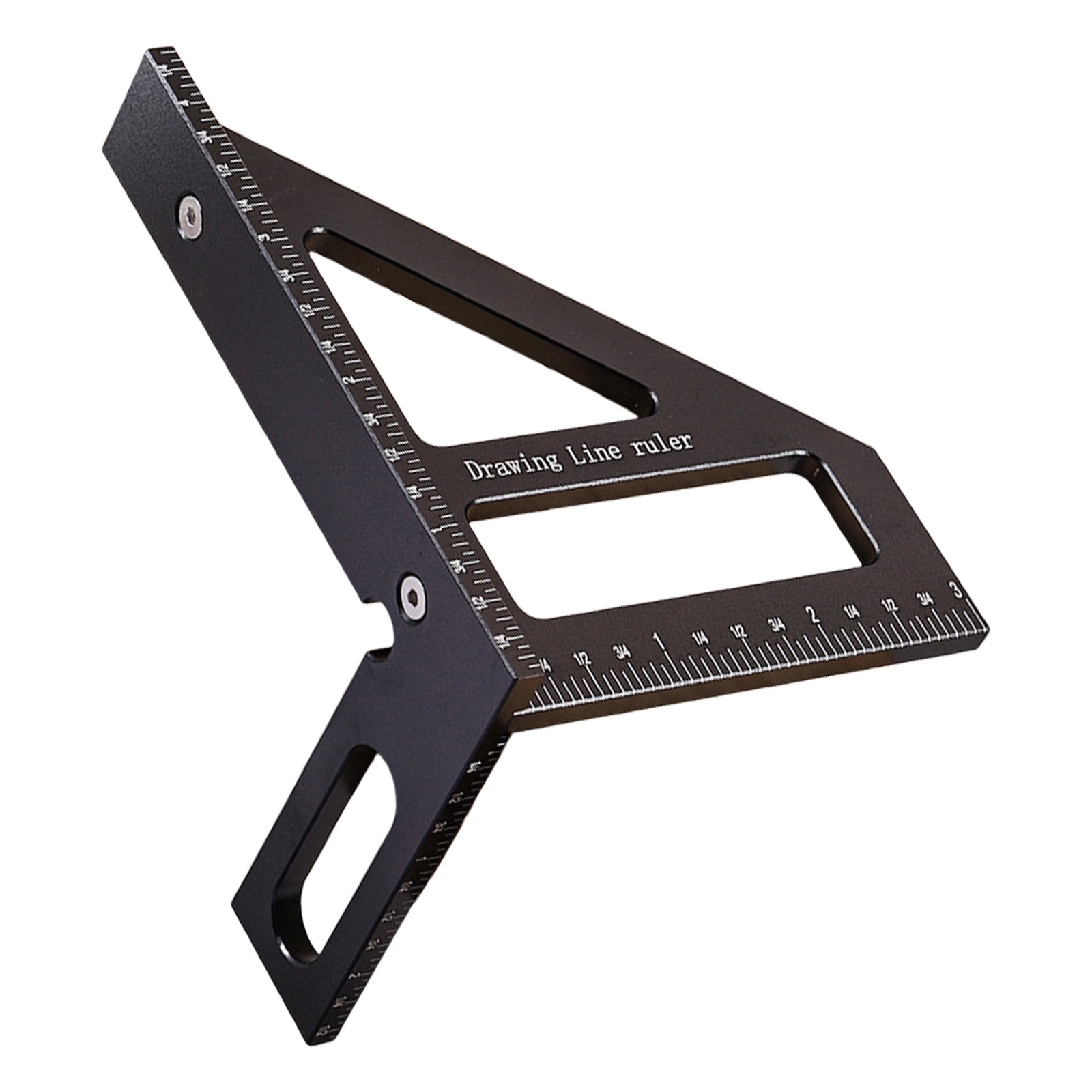 Triangular Measuring Container Aluminum Triangular Ruler Measuring Tool for Accurate Measurement ...