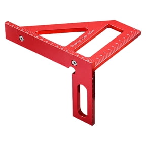 Aluminum Triangular Square Ruler Measuring Tool 45 90 Degree for Accurate Positioning & Marking in Engineering Projects