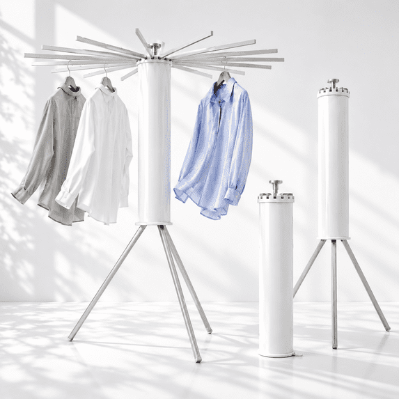 Aluminum Tripod Foldable Clothes Drying Rack, Heavy-Duty Rustproof ...