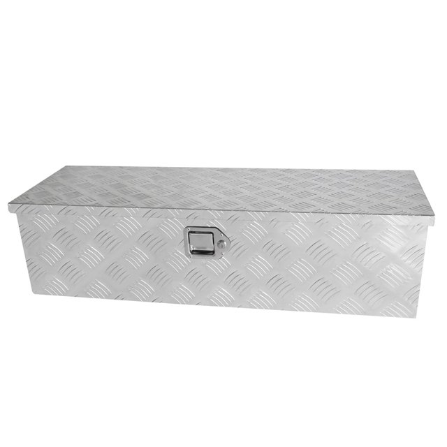 Aluminum Truck Bed Tool Box, Trailer Underbody Toolbox with Side Handle
