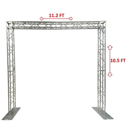 Aluminum Truss Arch Kit 11.2ft Width 10.5ft Height Portable DJ Lighting System