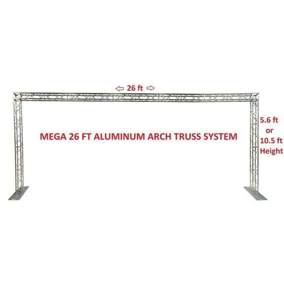 Aluminum Truss Arch Kit 26ft Width 10.5ft Height Portable DJ Lighting System