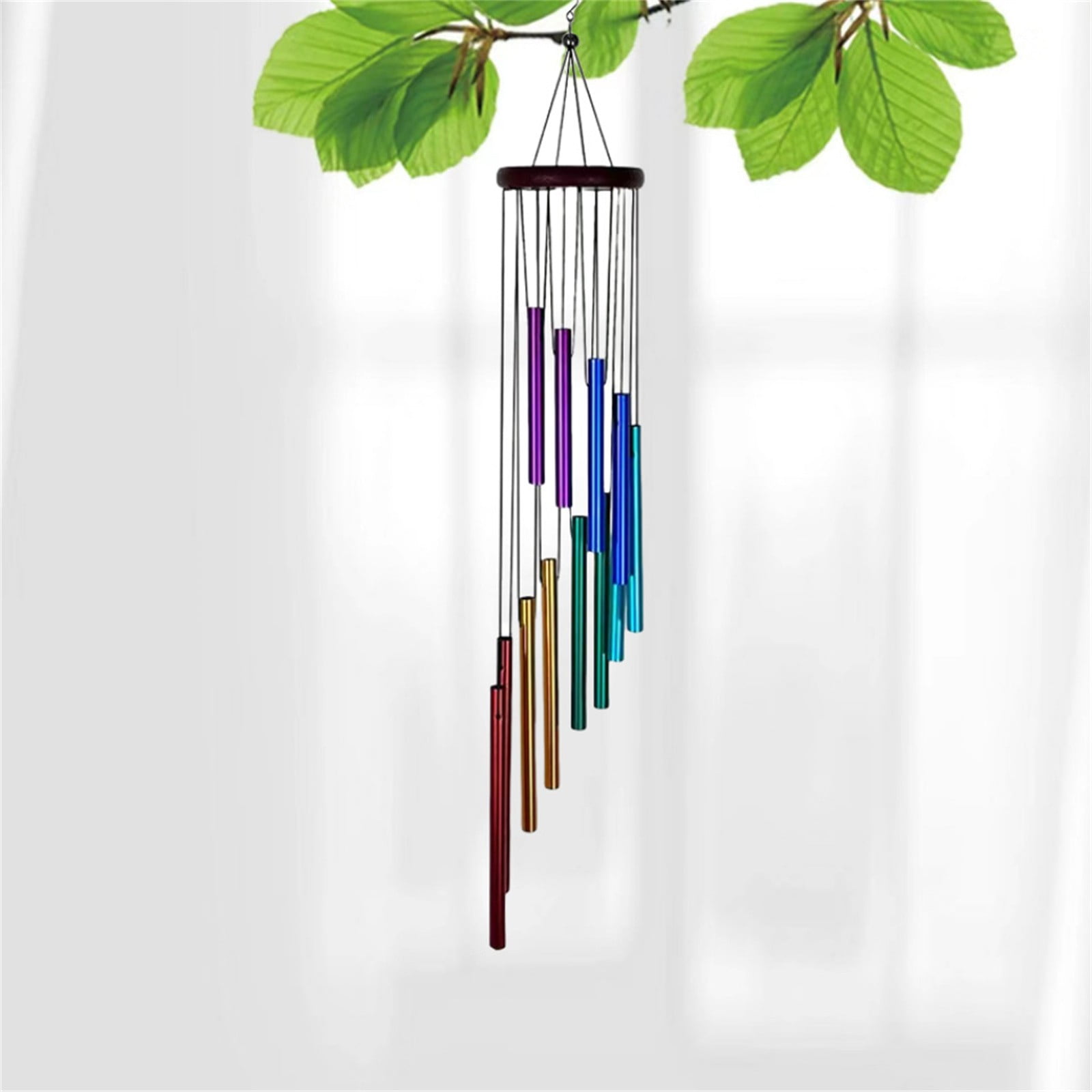 Aluminum Tube Wind Chimes for Outside – 12 Classic Tuned Music Tubes,Outdoor Waterproof Hanging Decor for Garden Patio Terrace Balcony,Sympathy Gift